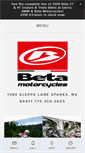 Mobile Screenshot of betamotorcycle.com